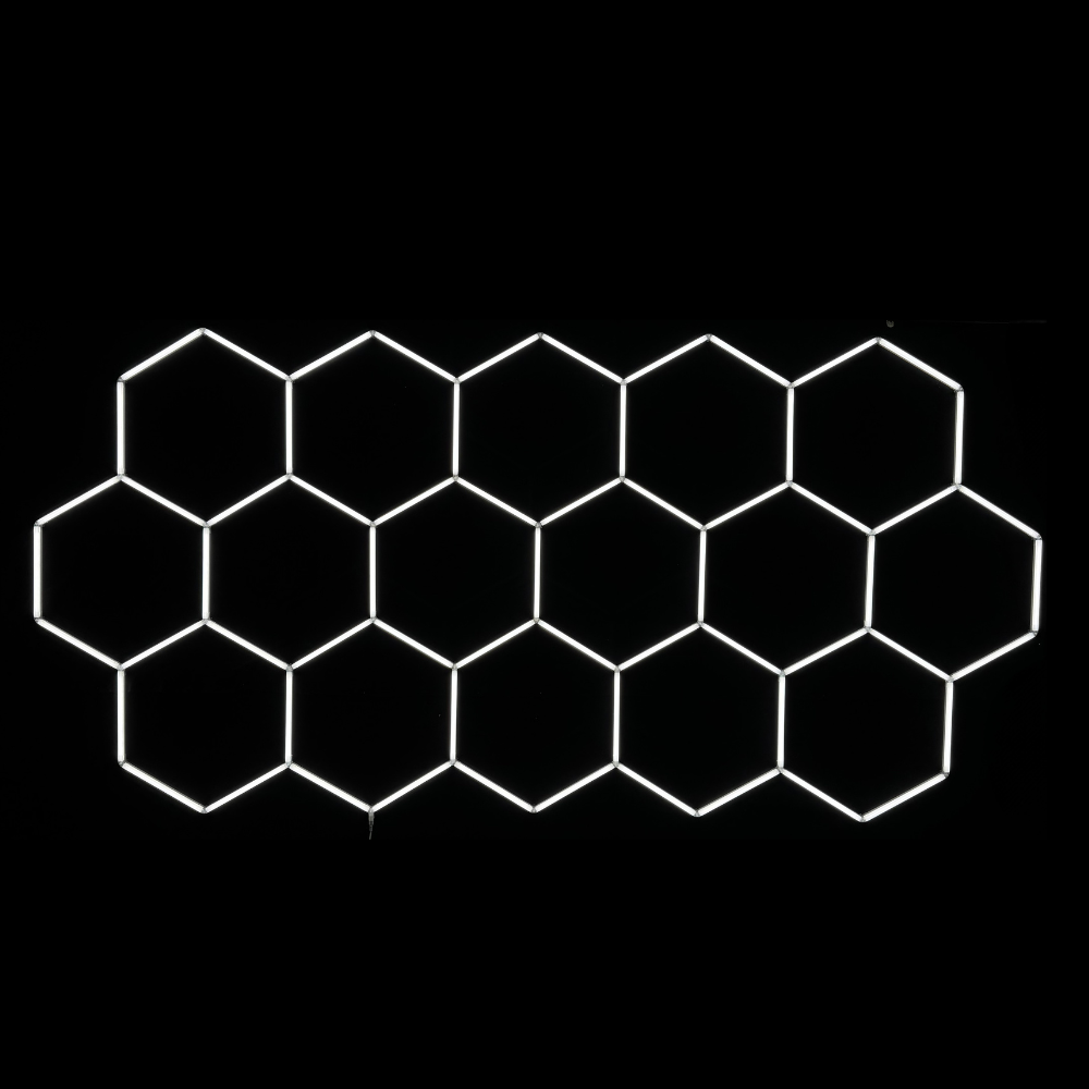 NORTHLUMEN™ 16-Grid Hexagon LED-valaisin