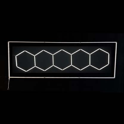 NORTHLUMEN™ 5-Grid Hexagon LED-valosarja kehikolla