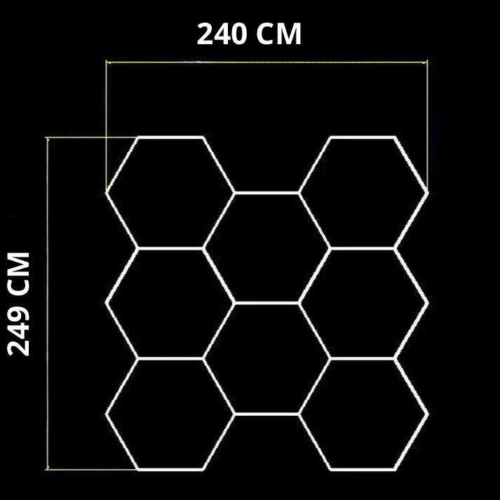 NORTHLUMEN™ 8-Grid Hexagon LED-valosarja