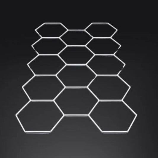 NORTHLUMEN™ 14-Grid Hexagon LED-valosarja