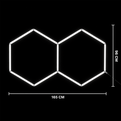 NORTHLUMEN® 2-Grid Hexagon LED-valosuora