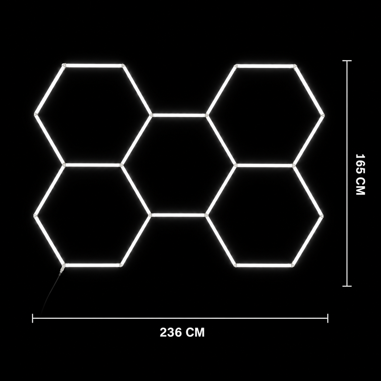 NORTHLUMEN® 5-Grid Hexagon LED-valosarja
