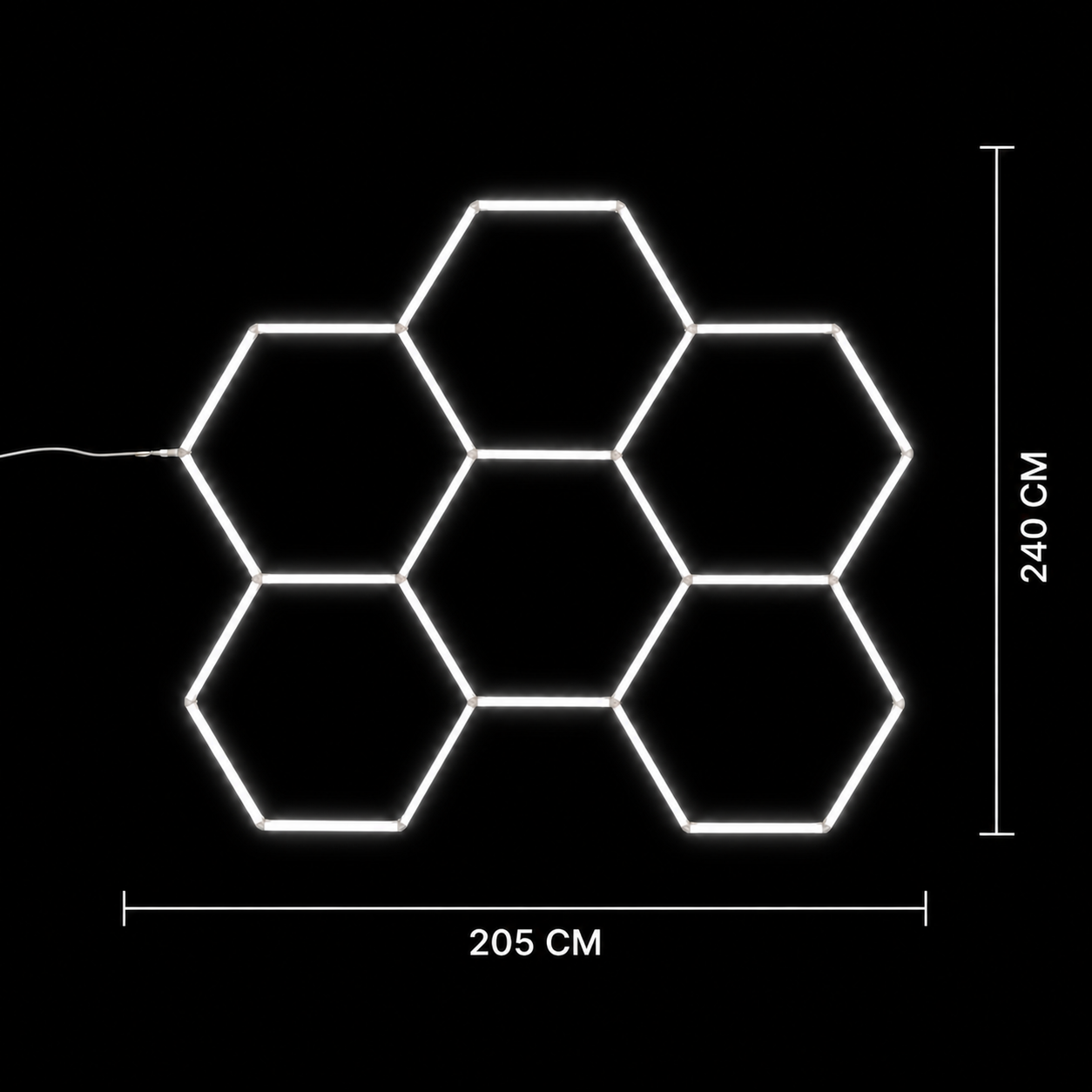 NORTHLUMEN® 6-Grid Hexagon LED-valosarja