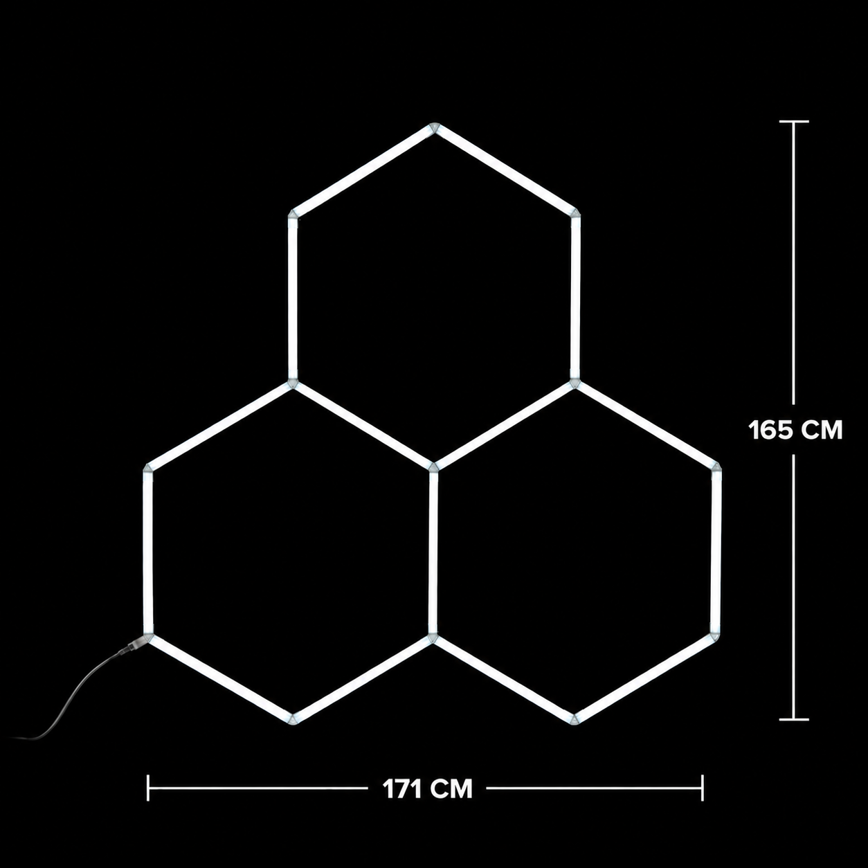 NORTHLUMEN® 3-Grid Hexagon LED-valosarja
