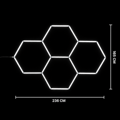 NORTHLUMEN® 4-Grid Hexagon LED-valosarja