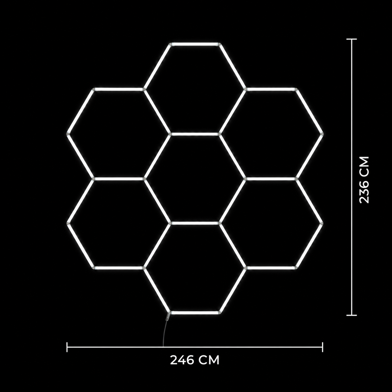 NORTHLUMEN® 7-Grid Hexagon LED-valosarja