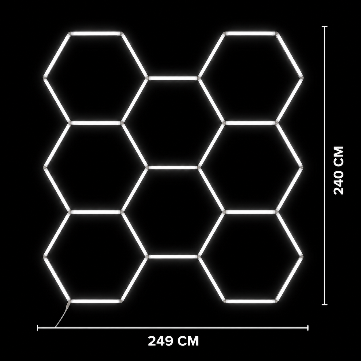NORTHLUMEN® 8-Grid Hexagon LED-valosarja