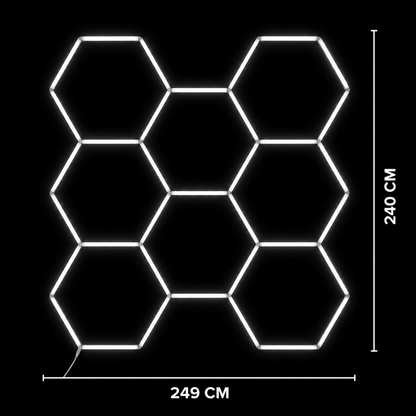 NORTHLUMEN® 8-Grid Hexagon LED-valosarja