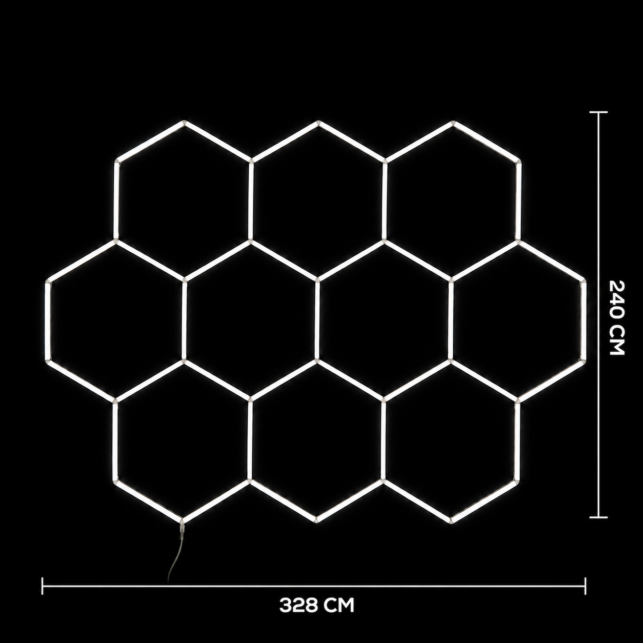 NORTHLUMEN® 10-Grid Hexagon LED-valosarja