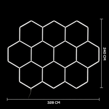 NORTHLUMEN® 10-Grid Hexagon LED-valosarja