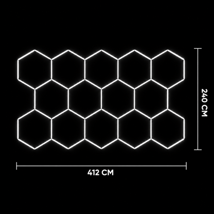 NORTHLUMEN® 14-Grid Hexagon LED-valosarja