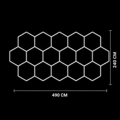 NORTHLUMEN® 16-Grid Hexagon LED-valosarja
