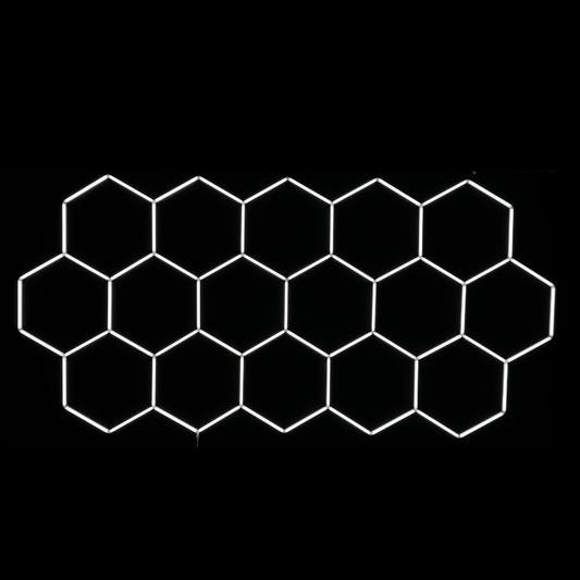 NORTHLUMEN™ 16-Grid Hexagon LED-valaisin