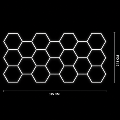 NORTHLUMEN® 18-Grid Hexagon LED-valosarja